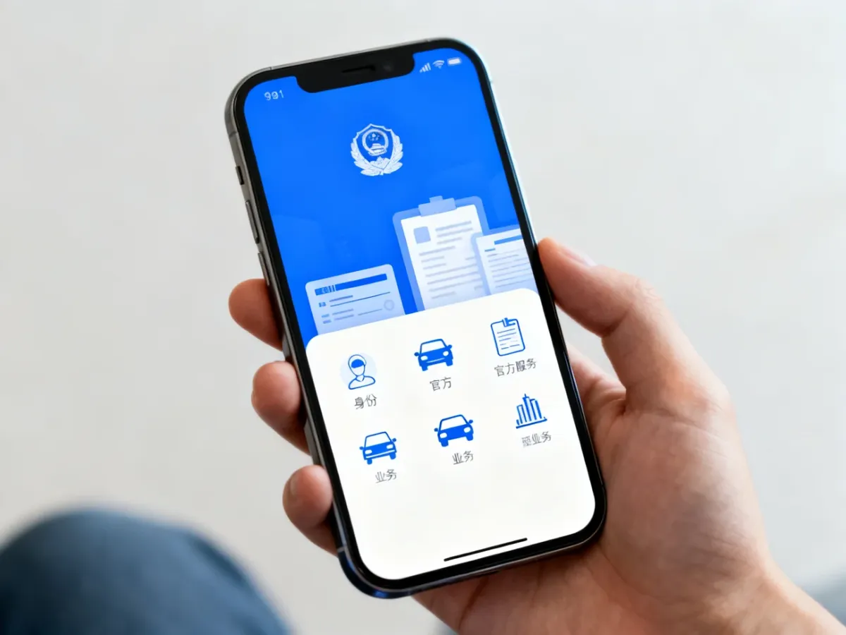 Smartfon z aplikacją do cyfrowych usług urzędowych